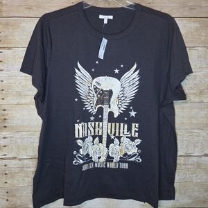 Nashville Graphic Men's T-Shirt - Black